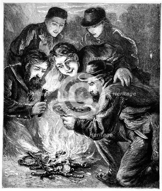 Californian gold miners, c1880. Artist: Unknown