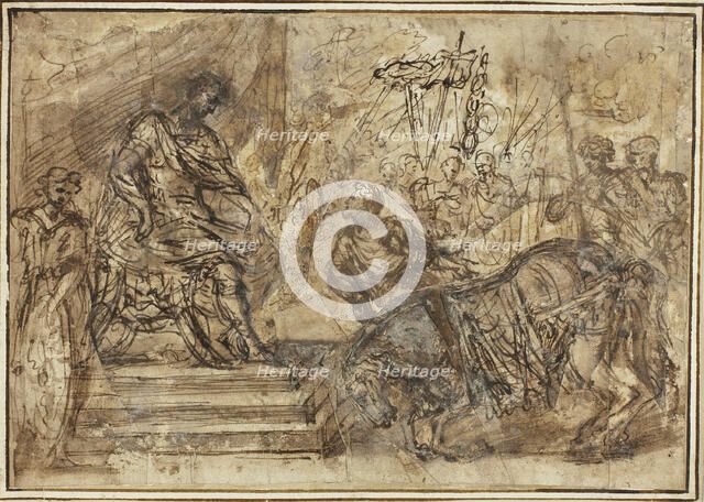 Caligula Appointing His Horse Incitatus to the Consulship, n.d. Creator: Unknown.