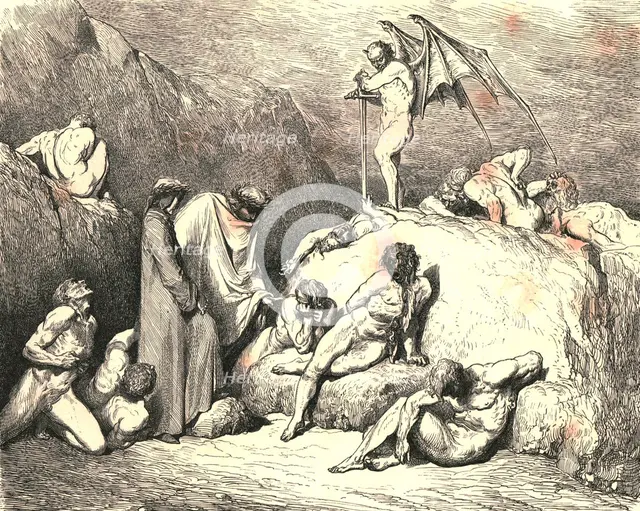 'Call thou to mind Piero of Medicina, if again returning', c1890.  Creator: Gustave Doré.