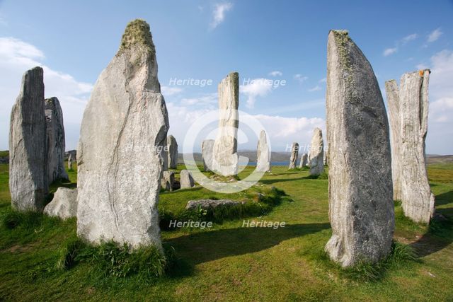 Callanish Stones, Isle of Lewis, Outer Hebrides, Scotland, 2009. Creator: Peter Thompson.