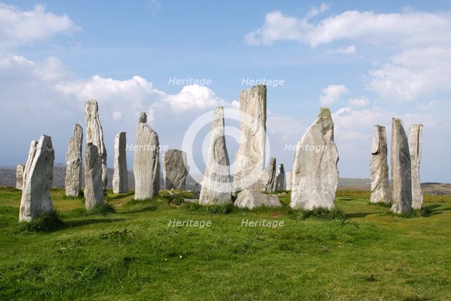 Callanish Stones, Isle of Lewis, Outer Hebrides, Scotland, 2009. Creator: Peter Thompson.