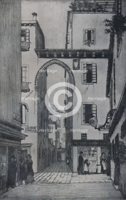 'Calle Crosera', 1913, (1925). Creator: Sydney Vacher.