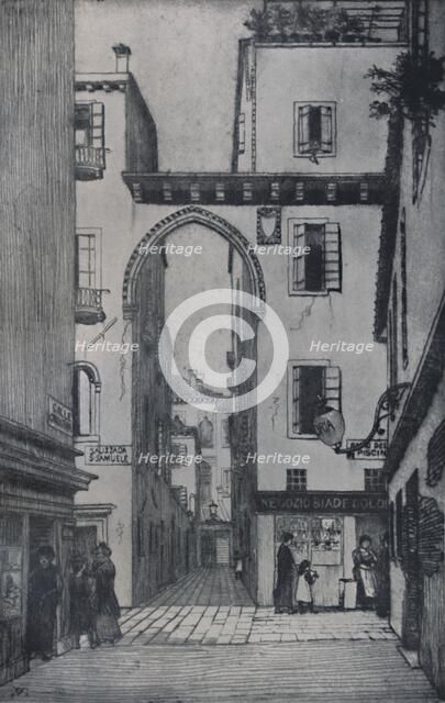 'Calle Crosera', 1913, (1925). Creator: Sydney Vacher.