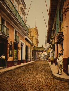 Calle de Habana, Habana, c1900. Creator: William H. Jackson