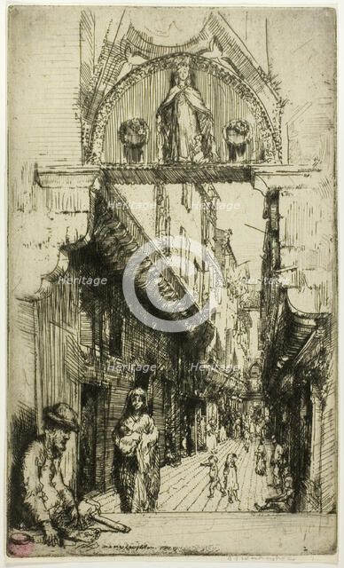 Calle del Paradiso, 1909. Creator: Donald Shaw MacLaughlan.