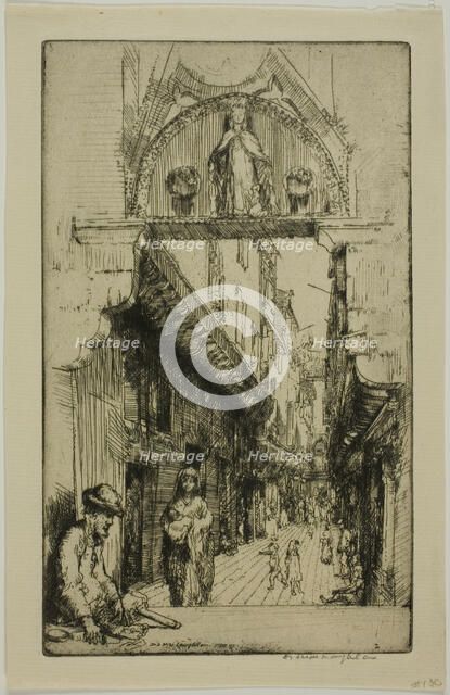 Calle del Paradiso, 1909. Creator: Donald Shaw MacLaughlan.