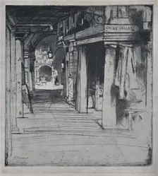 Calle Della Donna c1900, (1925). Creator: David Young Cameron