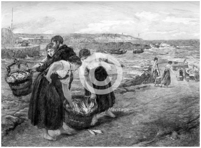 'Caller Herrin', c1880-1882.Artist: Otto Theodor Leyde