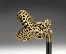 Calligraphic dragon head, 1650-1750