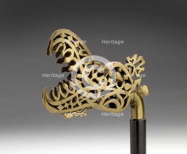 Calligraphic dragon head, 1650-1750. Artist: Unknown.