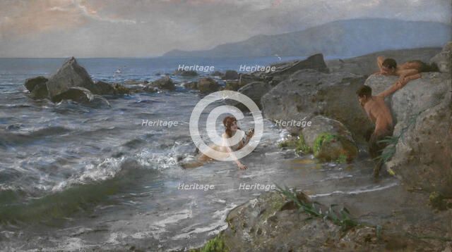 Calling to the Game, c. 1890.