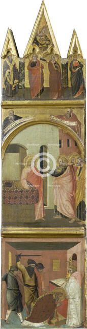 Calling and Martyrdom of Saint Matthew, c1315-1360. Creator: Workshop of Pietro Lorenzetti.