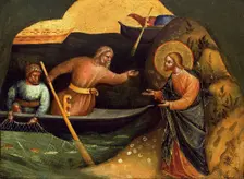 Calling of the Apostles Peter and Andrew (Predella Panel), ca 1370. Creator: Veneziano, Lorenzo (active 1356-1372)