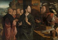 Calling of Matthew, 1530. Creator: Marinus van Reymerswaele