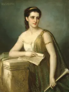 Calliope, 1869. Creator: Giuseppe Fagnani