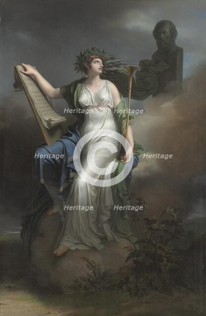 Calliope, Muse of Epic Poetry, 1798. Creator: Charles Meynier (French, 1768-1832).