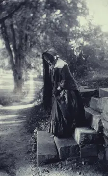 Calls in Cranford, c1900. Creator: Frances S. Allen