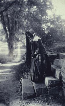 Calls in Cranford, c1900. Creator: Frances S. Allen