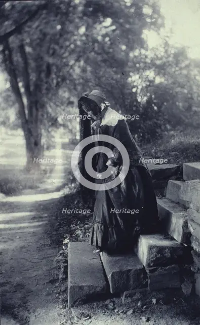 Calls in Cranford, c1900. Creator: Frances S. Allen.