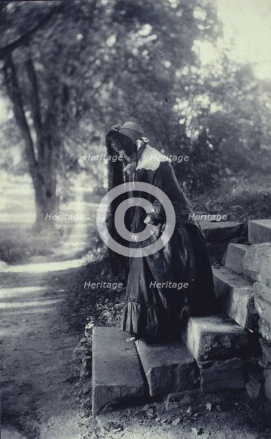 Calls in Cranford, c1900. Creator: Frances S. Allen.