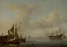 Calm, 1654. Creator: Willem van de Velde the Younger