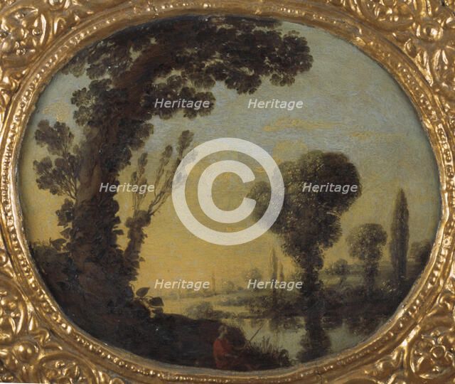 Calm Water with Trees, c17th century. Creator: Unknown.