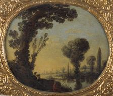 Calm Water with Trees, c17th century. Creator: Unknown