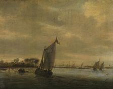 Calm Water, c1622-1670. Creator: Salomon Ruysdael