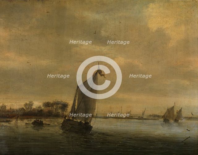 Calm Water, c1622-1670. Creator: Salomon Ruysdael.