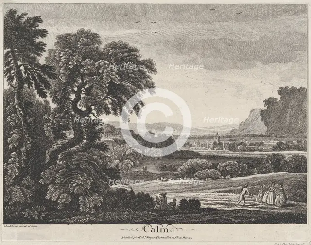 Calm, ca. 1745-1758. Creator: Jean Baptiste Claude Chatelain.