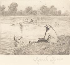 Calm Excursion, 1919. Creator: Hans Thoma