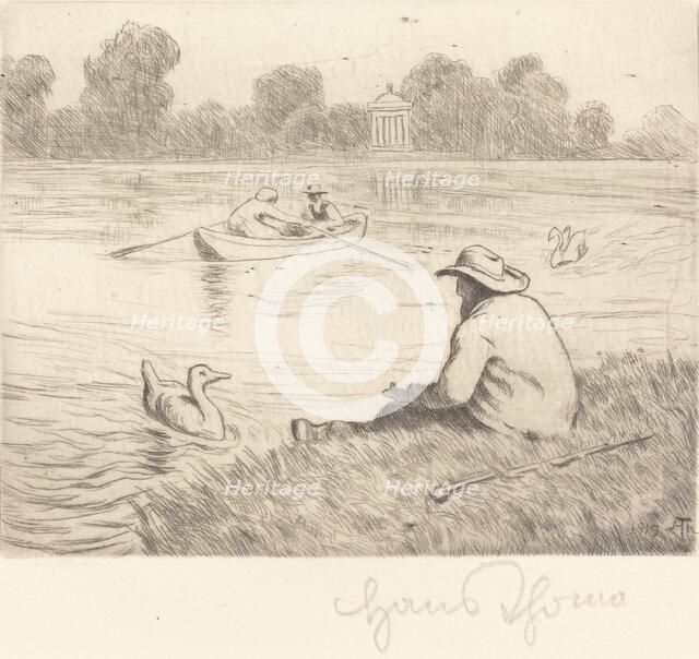 Calm Excursion, 1919. Creator: Hans Thoma.