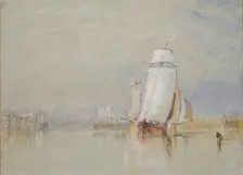 Calm on the Loire, 1832. Artist: JMW Turner
