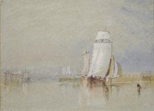 Calm on the Loire, 1832. Artist: JMW Turner