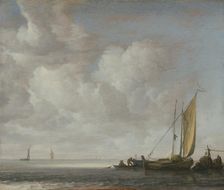 Calm Sea, after 1640. Creator: Simon de Vlieger