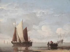 Calm Sea, c1660. Creator: Willem van de Velde the Younger