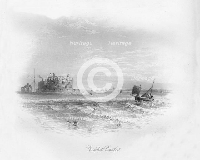 'Calshot Castle', 1859. Artist: Unknown.