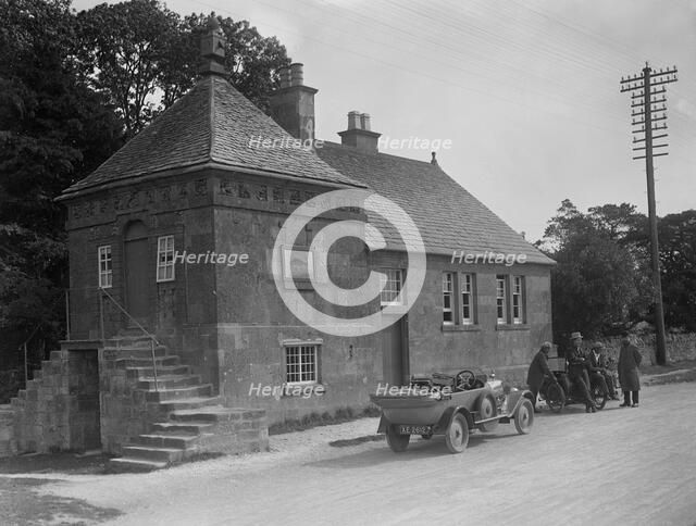 Calthorpe 4-seater tourer, Fis Hill, near Broadway, Worcestershire, c1920s. Artist: Bill Brunell.