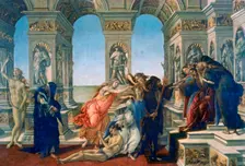 Calumny of Apelles 1497-1498. Artist: Sandro Botticelli