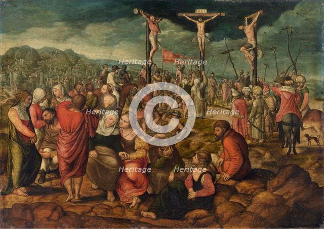 Calvary, 1525-1549. Creator: Jan van Amstel.