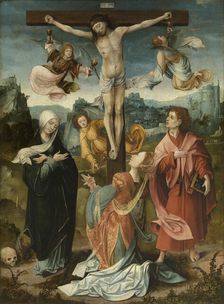 Calvary, 1520-1529. Creator: Master of the Von Groote Adoration