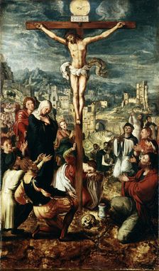 Calvary 16th century. Artist: Master of Brunswick