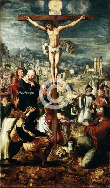 'Calvary', 16th century.  Artist: Master of Brunswick