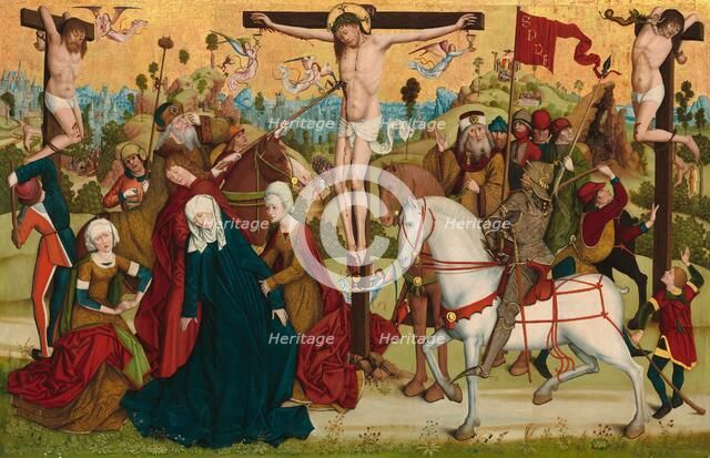Calvary, c. 1470/1480. Creator: Master of the Death of Saint Nicholas of Münster.