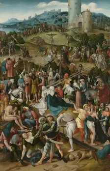 Calvary, c.1520. Creator: Pseudo-Jan Wellens de Cock