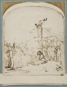 Calvary, c1650s. Creator: Rembrandt Harmensz van Rijn