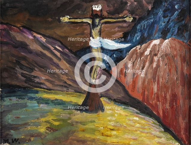 Calvary, c1910. Creator: Werefkin, Marianne, von (1860-1938).