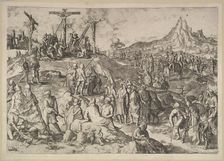 Calvary (Golgotha), 1517. Creator: Lucas van Leyden
