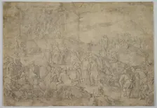 Calvary (Golgotha), 1517. Creator: Lucas van Leyden