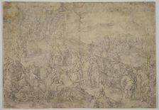 Calvary (Golgotha), 1517. Creator: Lucas van Leyden